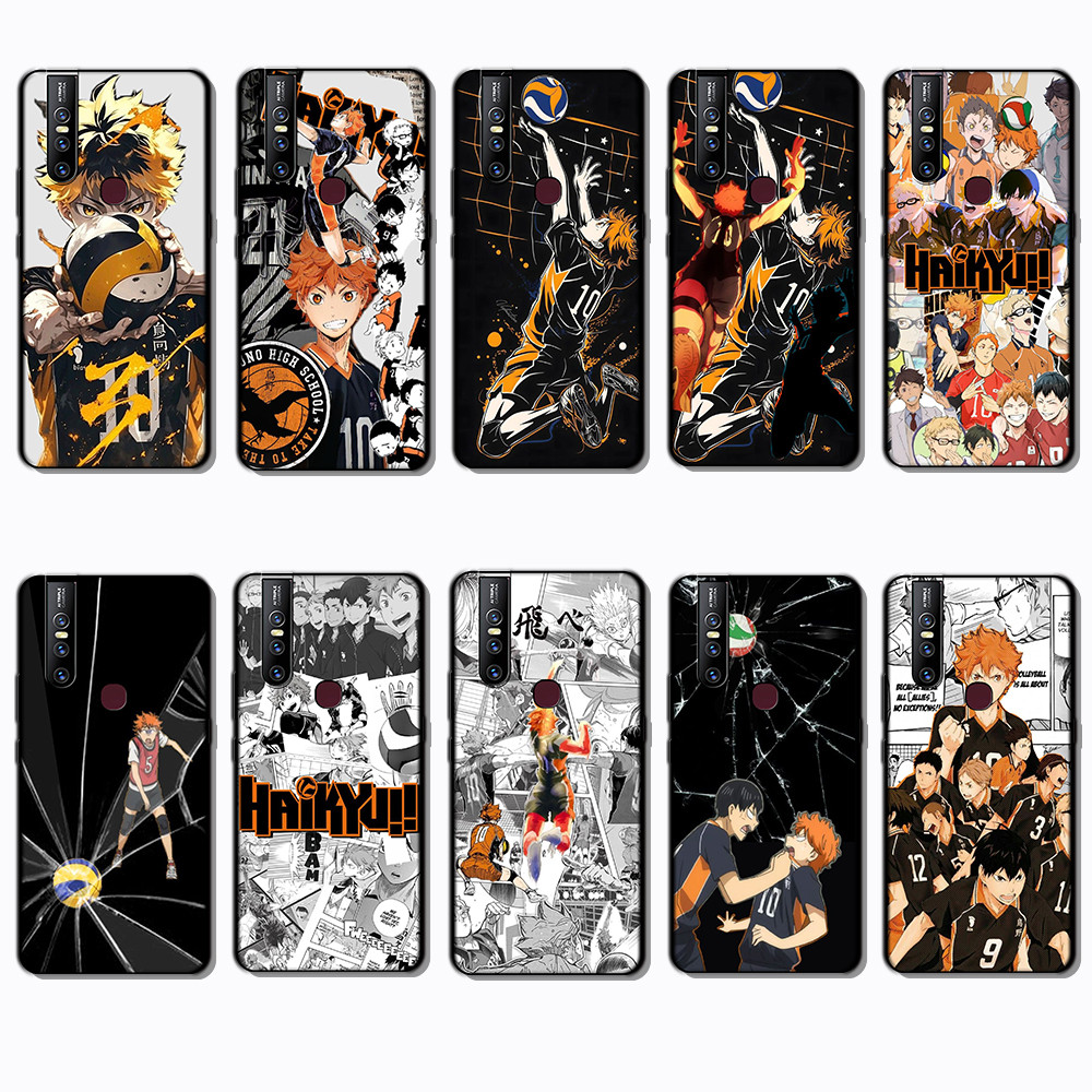 Vivo V15 Vivo V15 Pro 1819 Haikyuu เคสโทรศัพท์สีดําแบบนิ่มแฟชั่น