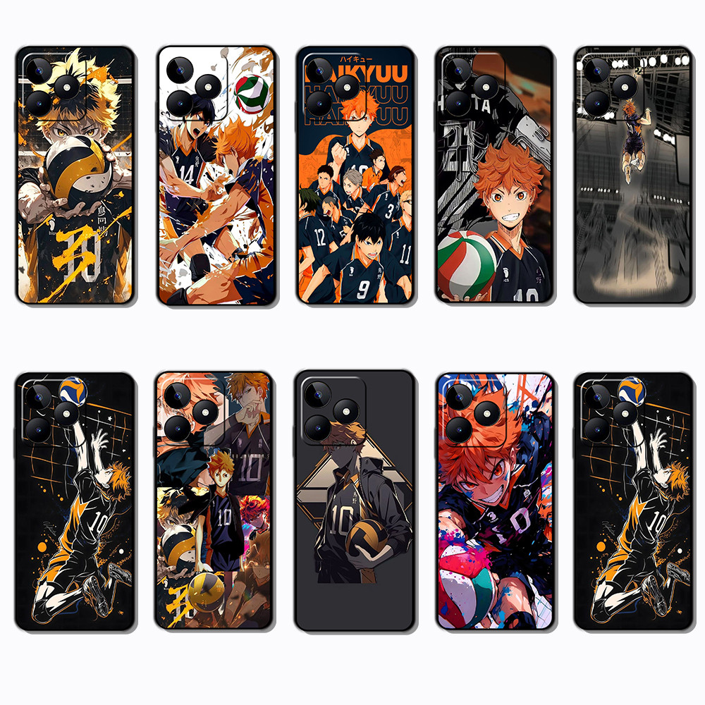 เคสโทรศัพท์สีดําแบบนุ่มสําหรับ OPPO A5i A5X A5 Pro A5m A3NFC haikyuu caseg