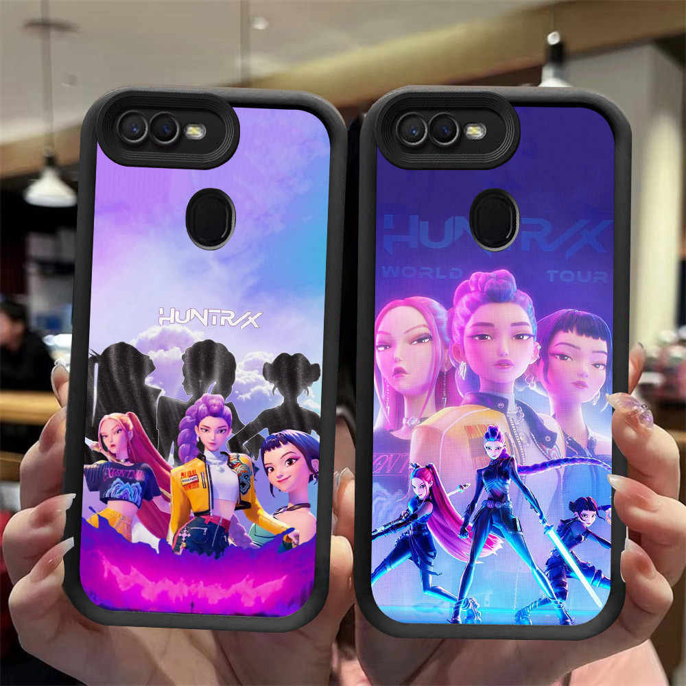 J-26 K-Pop Demon Hunters ดำขาวชมพูเคสโทรศัพท์หรับ OPPO A7 A11K A12 A3S A12E A1K A5S A12S AX5S