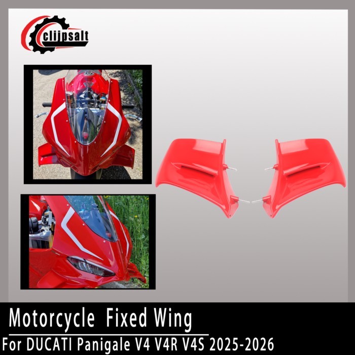 Motorcycle fairing side wing fixed cover windproof wing,for Ducati Panigale V4 V4S V4R 2025 2026 wi