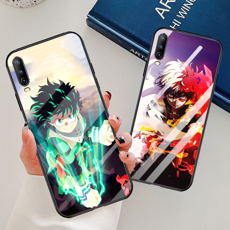 T-24 My Hero Academia กระจกนิรภัยสําหรับ VIVO Y20 Y11s Y12a V15 S1 Y20i Y20s Y12s Pro กรณี