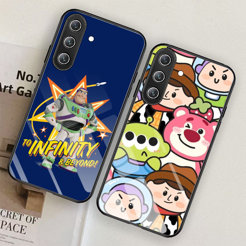 T-34 Toy Story กระจกนิรภัยสําหรับ Samsung A05S M17 A15 A24 A04S A14 A17 A56 A16 5G กรณี