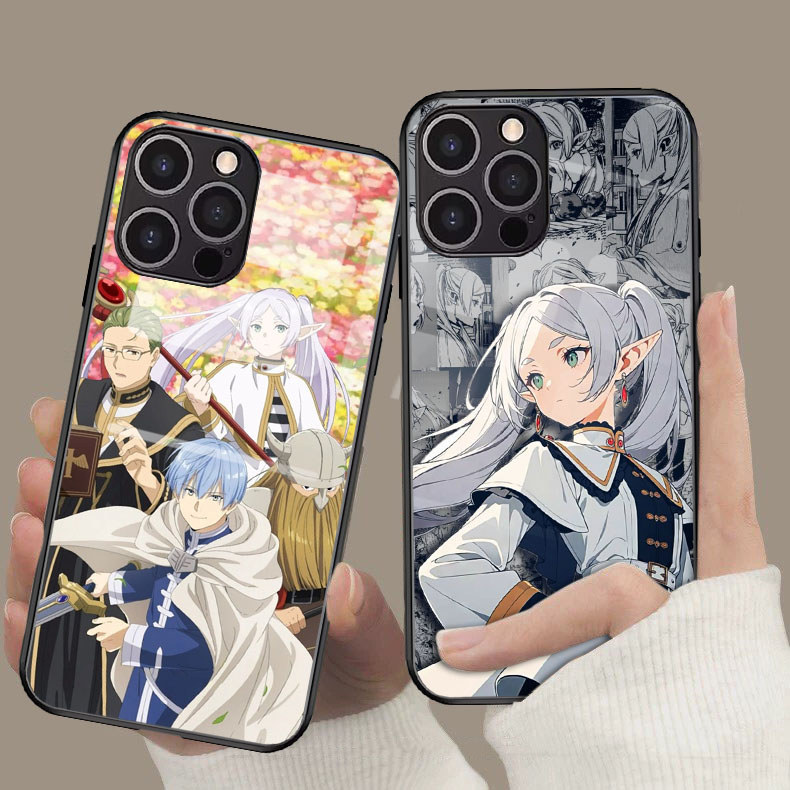G-13 Frieren Beyond Journeys End เคสกระจกนิรภัยสําหรับ iPhone 7 11 8 14 Pro Max Plus Case