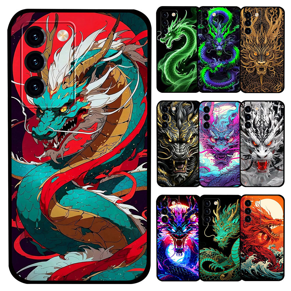 TPU Soft Case สําหรับ VIVO V40 Pro V40lite T3 Lite Z9 Lite T577 Dragon สีดําเคสป้องกัน