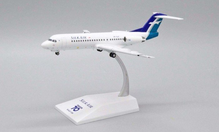 พร้อมส่ง JC Wings 1: 200 Singapore Shengan Airlines FK-70 Fokker 70 Fokker 9V-SLK Out of Print Model