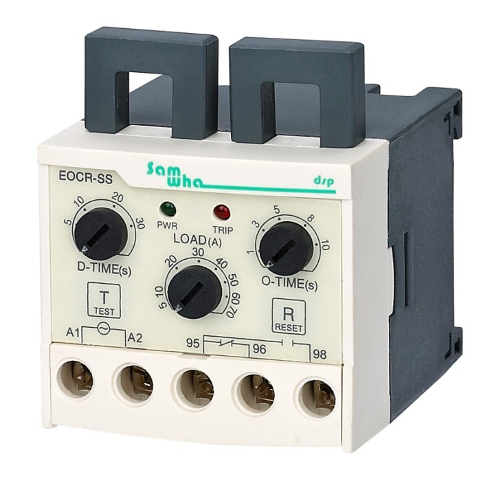 Samwha-Dsp EOCR-SS-220 Electronic Overload Relay Motor Protector Thermal Overload Relay (Easy Type)