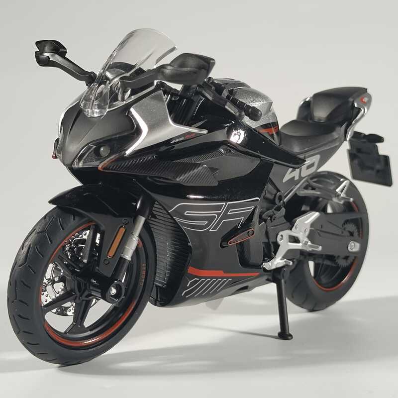 Sr RACE REPLICA Alloy Metal Die Model Motorcycle Sound & Light High Simulation Collection Ornaments