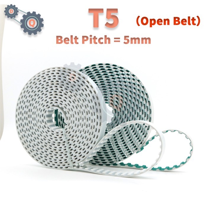 T5 Belt PU T5 Open Timing Belt Polyurethane Steel PU Belt Width 10mm 15mm 20mm 25mm 30mm 40mm Synch