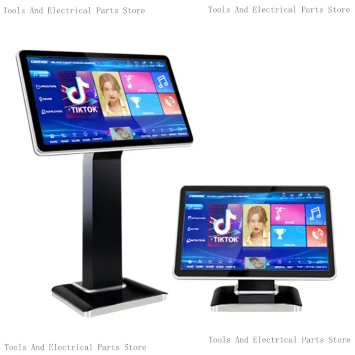 New Black Android Dual System Player KTV Systems Karaoke Price Online Screen Casting Men And Women
