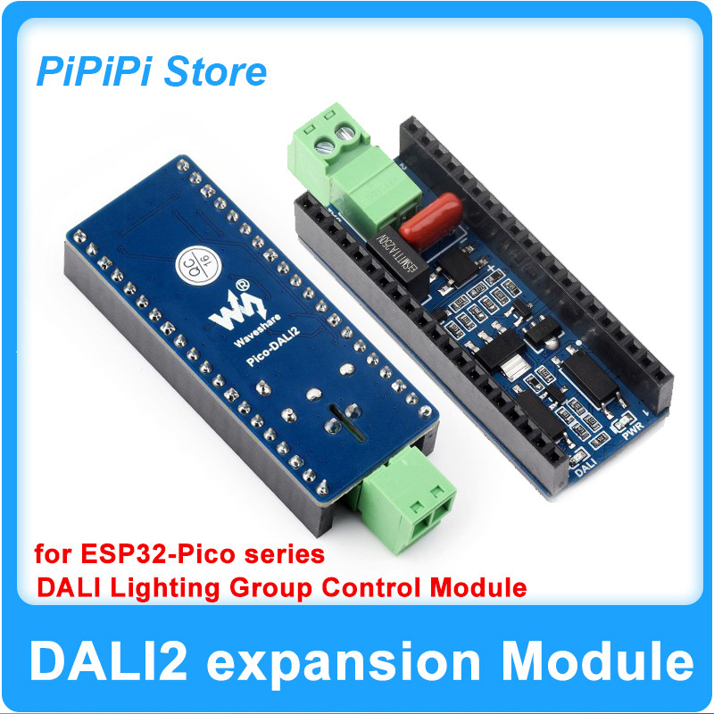 Pico DALI2 DALI บอร์ดขยายการสื่อสารสําหรับ ESP32 C6 S3 ควบคุม LED DALI กลุ่มแสงโมดูลควบคุม