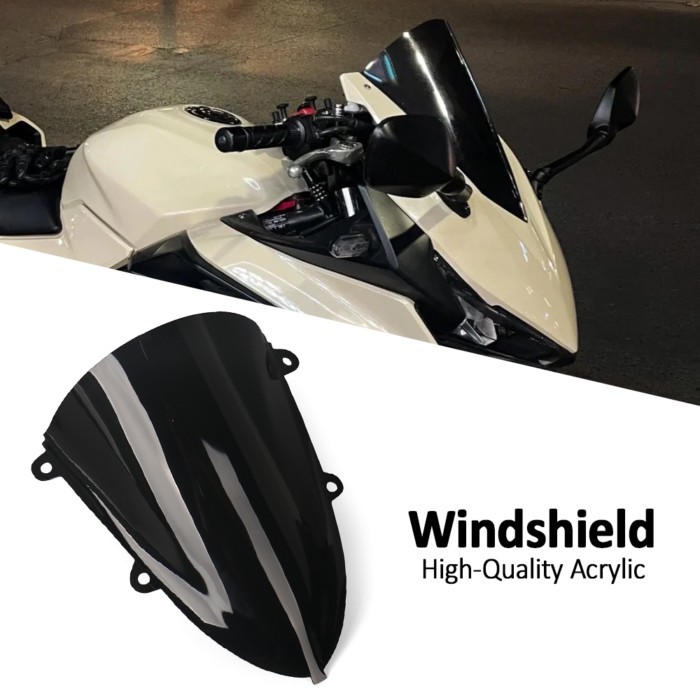 For Honda CBR400R CBR500R 2019-2025 2024 CBR 400R 500R Accessories Windshield WindScreen Double Bub