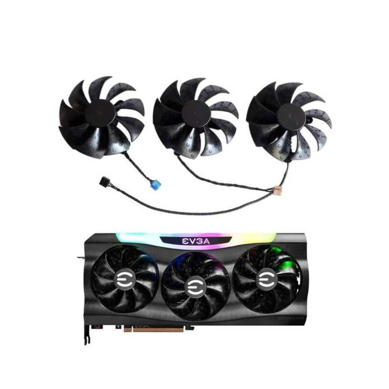 EVGA EVGA RTX3070 3070ti 3080ti 3090 FTW3 กราฟิกการ์ดพัดลมเงียบ