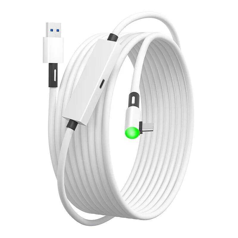 Fast Charge L ประเภท A ถึง C สําหรับ Oculus Quest 3S 3 2/PICO Neo 3/PICO 4 VR อุปกรณ์เสริม