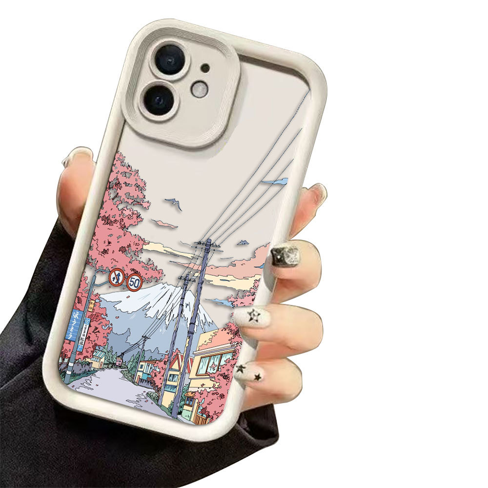 โรแมนติก Cherry Blossoms ฝาครอบเคสโทรศัพท์สําหรับ VIVO S1 S15 V5 V15 V17 V19 V20 V21 V21E V23 V23E V