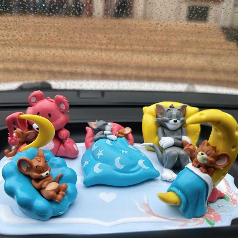Tom Cat และ Jerry-Sweet Dreamland Series Mystery Box รูปรถ Gashapon Claw Machine Jerry Mouse เครื่อง