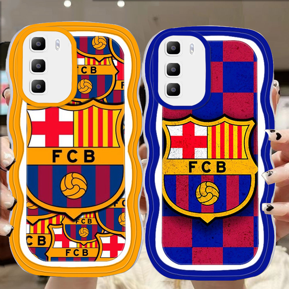 A-37 Barcelona TPU Casing สําหรับ Infinix HOT 60 50i 50 60i Pro Plus Transparent Case
