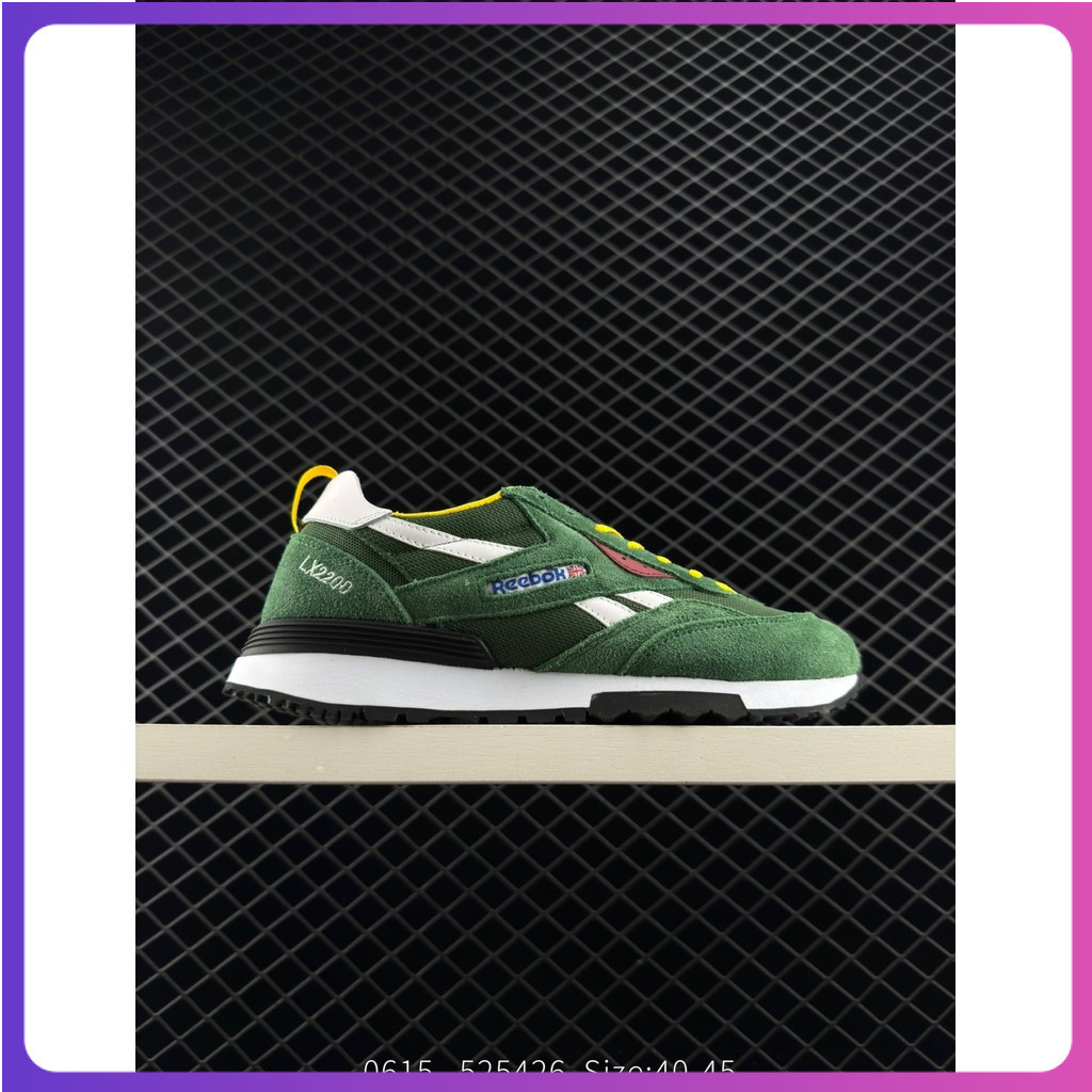 แฟชั่น แฟชั่น ❤ เวอร์ชั่นเกาหลี จัดส่ง 7 สี Reebok LX2200‌ รองเท้าผ้าใบลําลองผู้ชายหนังลูกไม้ RB-16 