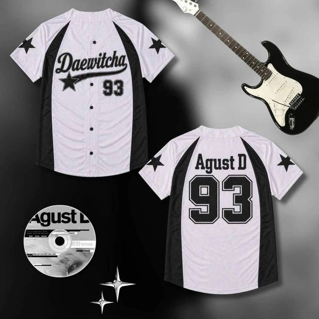 ชุดเสื้ออารังสําหรับกองทัพ, BTS Suga August D Daechwita Baseball Jersey AM1