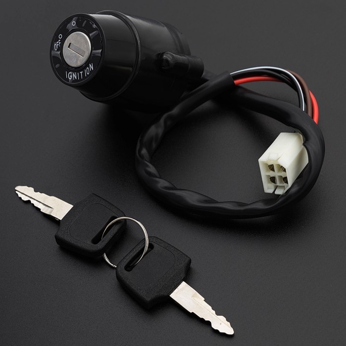 Motorcycle Accessories Ignition Switch Lock Key Set For Yamaha DT100 DT125 DT175 DT250 XT250 DT 100