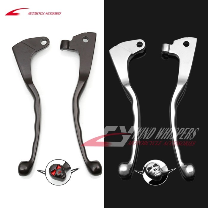 Motorcycle Skull Brake Clutch Lever For Yamaha Virago XV 250 535 700 750 1000 1100 XV250 XV535 XV70
