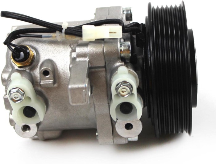 1pcs 3P999-00620 447280-3050 447280-3080 Air Conditioner Compressor SVO7E 6PK for Kubota M135GX GXD