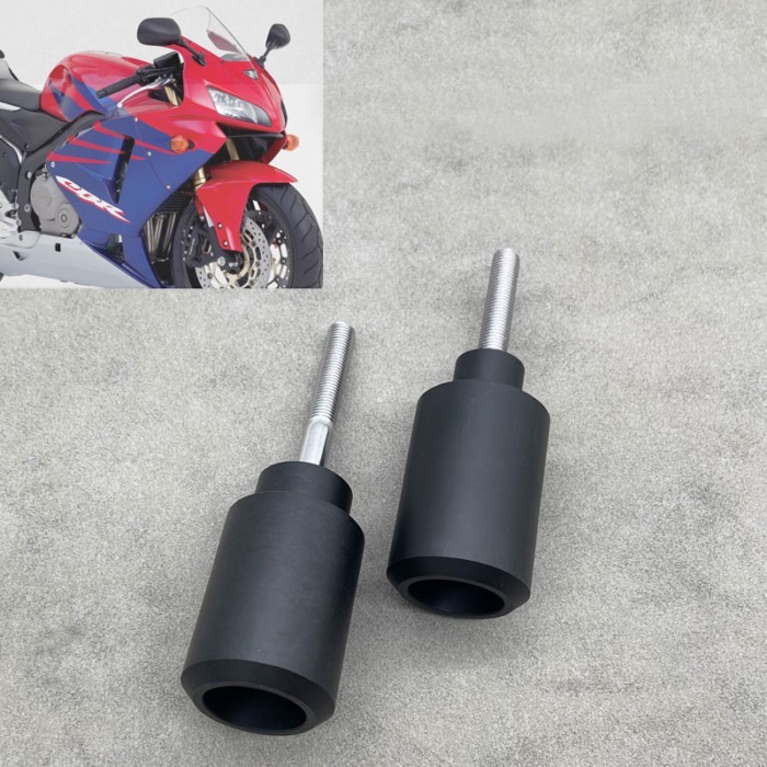 Fit for Honda CBR600 CBR 600 F4 F4i 1999-2006 Motorcycle Black Carbon No Cut Frame Sliders Crash Fa