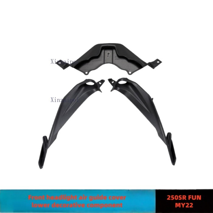 For CFMOTO 2020-2022 250SR FUN MY22 Front Headlight Air Guide Cover Lower Decorative Component Orig