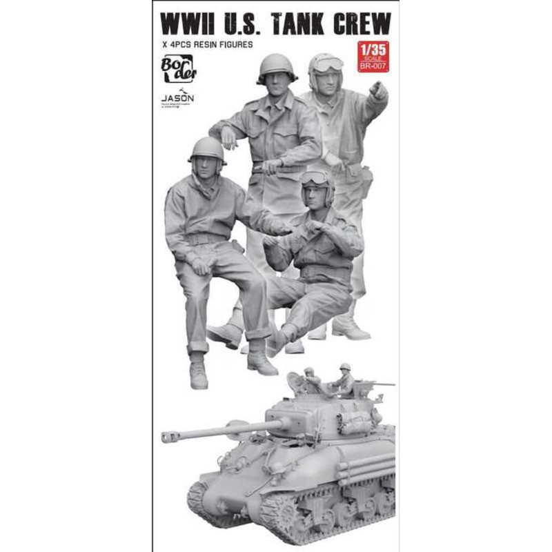 Border Model BR-007 WW II U.S. Tank Crew 1/35 Figure