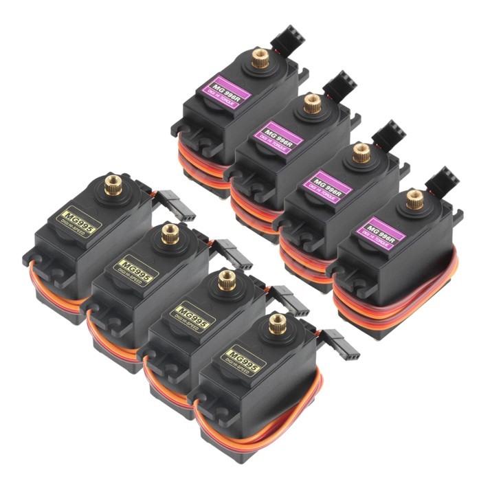 1/2/4/6/10pcs13kg 15kg Metal Servos Digital MG995 MG996 Servo Metal Gear Motor For Robotic Arm Car