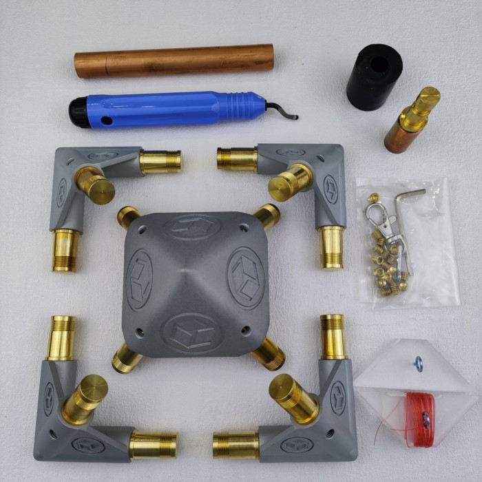 Giza Meditation Pyramid Kit,No plating on the surface,No copper tube,Suitable for 5/8" copper tube