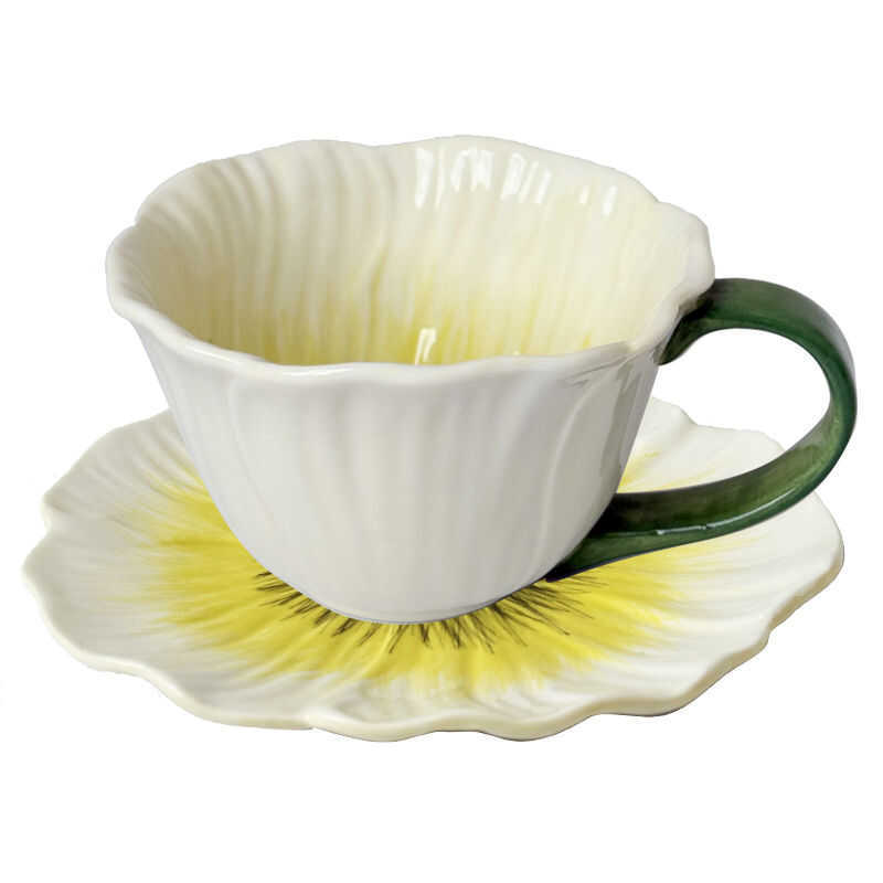 & VMOZ | Stylish Design Coffee Cup and Saucer Set