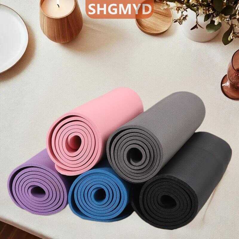 Shgmyd 1 Piece Thick Non-Slip Sports Comfort Foam 3mm  for Exercise Yoga and Pilates Gymnastics Mat