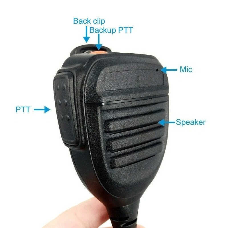 ▥ PTT มือไมโครโฟนลําโพง Mic สําหรับ HYT Hytera Tc-700 Tc-610 Tc-620 Tc-500 Tc-518 Tc-580 Tc-446