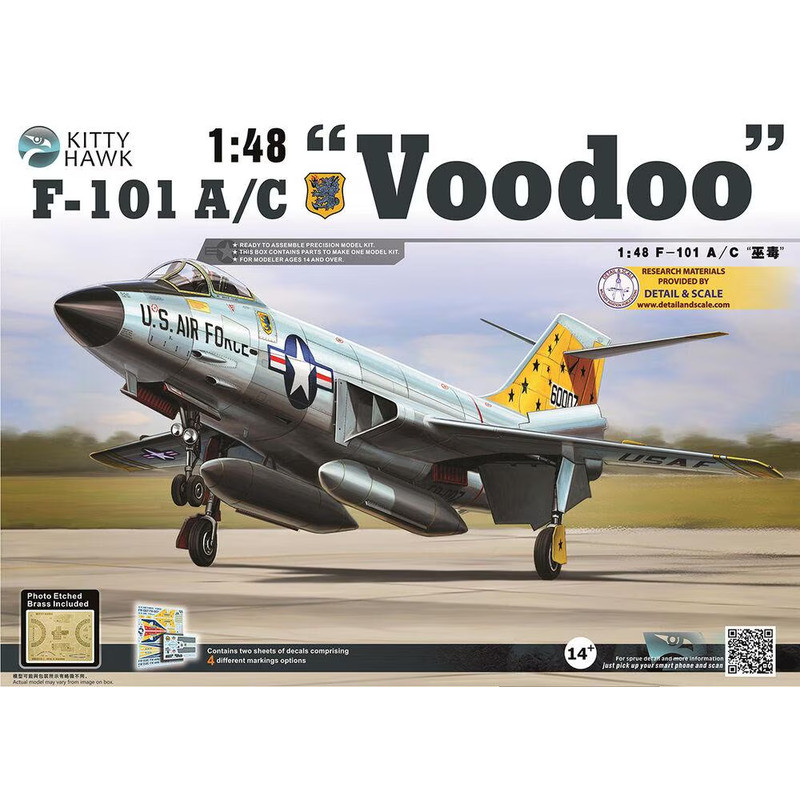 Kitty Hawk KH80115 F-101A/C Voodoo 1/48 Static model kit