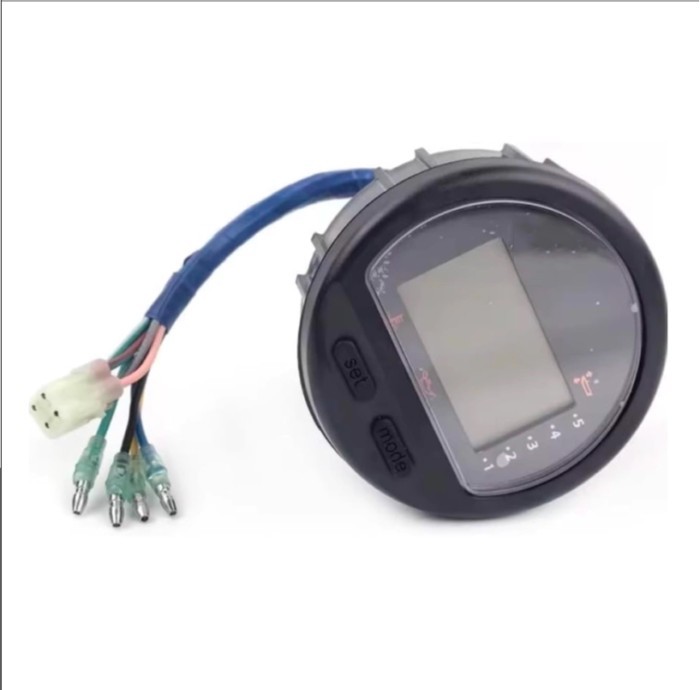 For Yamaha 225HP 250HP Outboard Engine 6Y5-8350T-D1 Digital Multi-Function Gauge Tachometer Tach 6Y
