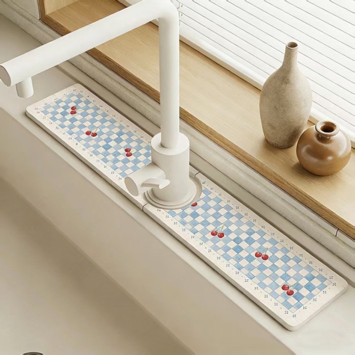 Hard Diatom Mud Faucet Absorbent Pad Kitchen Counter Pad