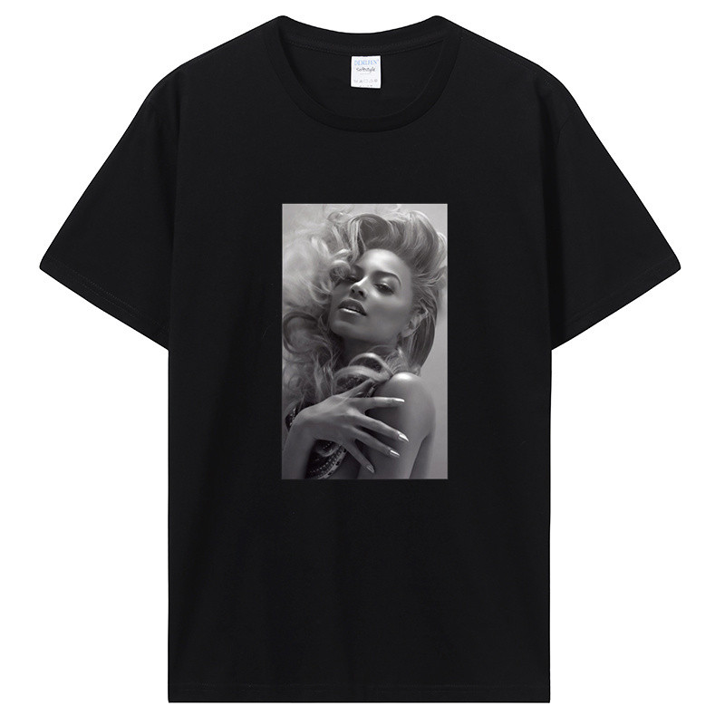 Pop นักร้องอัลบั้มใหม่ Beyonce Renaissance เสื้อยืด Tee สําหรับแฟน Unisex แขนสั้นแฟชั่น Tshirt Tops 