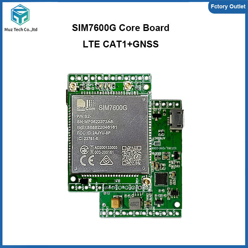 B SIM7600 Core Board LTE CAT1+GNSS โมดูล SIM7600G Global Band SIM7600SA SIM7600E บอร์ดพัฒนา Breakout