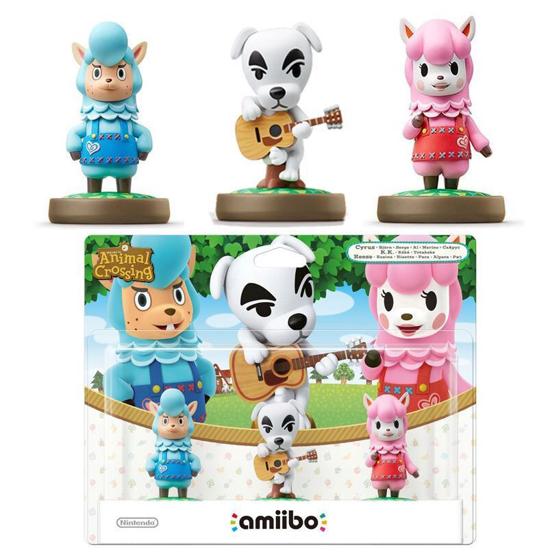 ของเล่นVivi Nintendo Animal Crossing Alpaca Kenzo Figure Star KK Dog Amiibo 360907