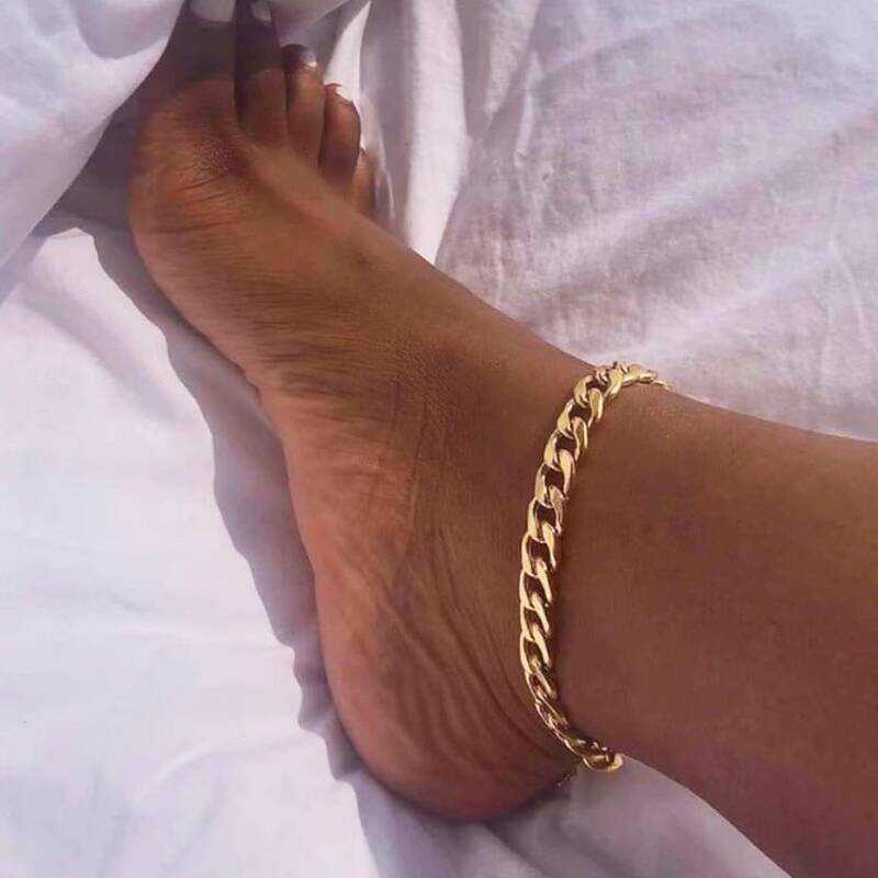 All-Match Punk Style Anklet Unique All-Match Metal Anklet Jewelry