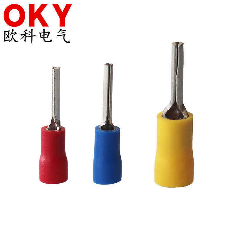 PTV1.25-9 Pin Type Pre-ฉนวน Terminal 2-10 Pin ประเภทการเชื่อมต่อจมูก PTV5.5-13 Pin Type Cold Press T