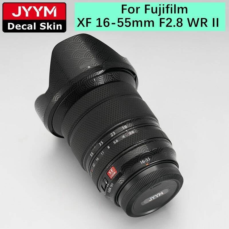 สติกเกอร์ที่กําหนดเองสําหรับ Fuji Fujifilm XF 16-55 มม.F2.8 R LM WR II รูปลอกผิวเลนส์กล้องไวนิลห่อฟิ