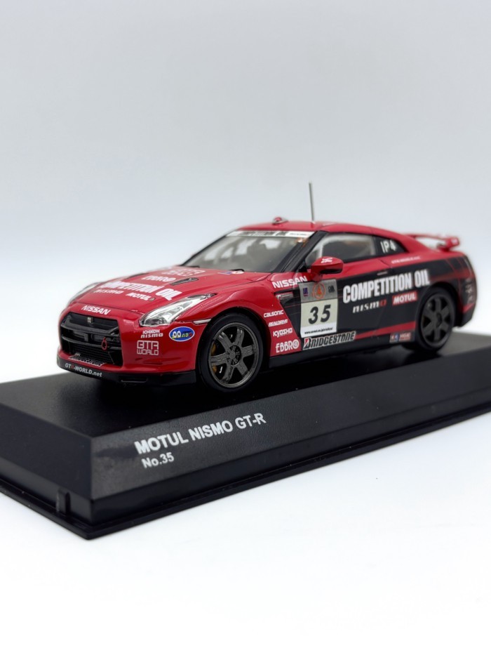 Kyushu Kyushu 1/43 NISSAN NISSAN MOTUL NISNO GT-R โมเดลรถอัลลอย รุ่นรถรุ่นลิมิเต็ด