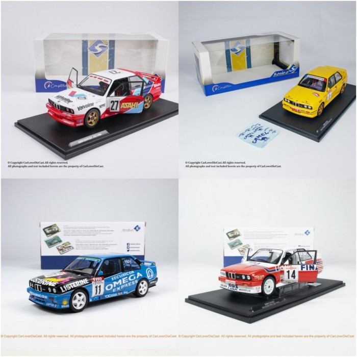 Solido/Solido 1: 18 BMW BMW E30 M3 Racing Version Alloy Double Open Car Model