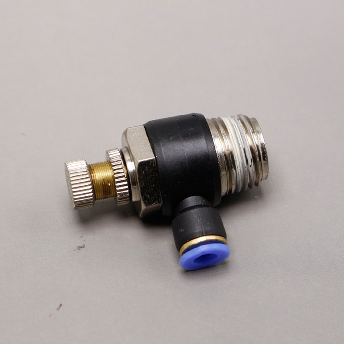 Tube 6mm Thread G 1/2 Pneumatic throttle valve Fitting SL series pneumatically Quick Connector exha
