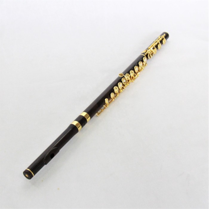 Chinese Flute High Grade Flute Music Instrument Gold Plated Ebony Flute