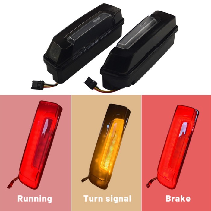 Motorcycle Accessories ABS LED Saddlebags Filler Light For Harley Touring 2024+ Turn Signal Lamp Ru