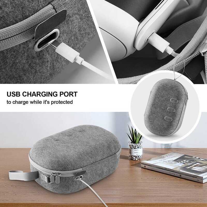 C Portable EVA Case For Meta Quest 3 Travel Carrying Case VR Larger Capacity Storage For Quest 3 Pr