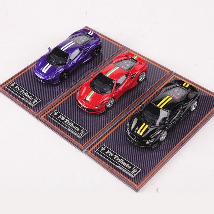 U2 1: 64 Ferrari Novitec F8 Supercar จําลองรถเรซิ่นคอลเลกชันเครื่องประดับ