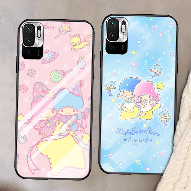 G-19 Little Twin StarsกระจกนิรภัยสําหรับRedmiหมายเหตุ 11S SE 11 10 10T 2022 Pro 5Gกรณี